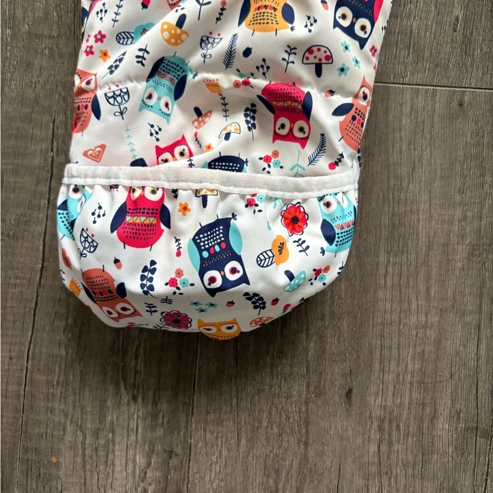 Roxy Multicolor Owl Print Kids Footie - Picture 3 of 6